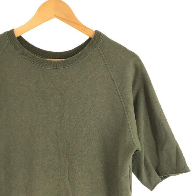 L'Appartement / アパルトモン | LOOPWHEELER × Lowercase コットン100％ Half Sleeve Sweat  ハーフスリーブ スウェット khaki | フリー | カーキ | レディース