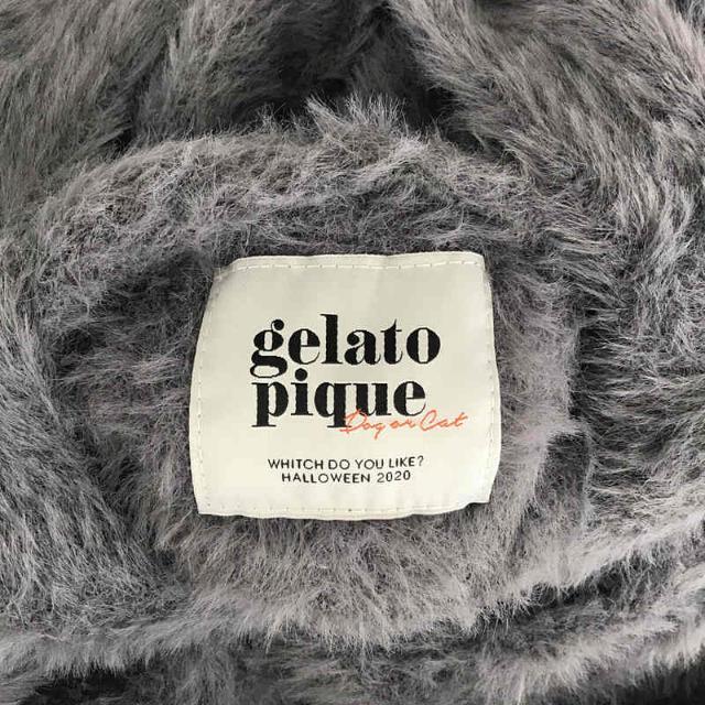 gelato pique / ジェラート ピケ | 2020 ハロウィン 限定 ポリエステル シャギー ネコモコ ビッグ パーカー | F | GRY | レディース 4