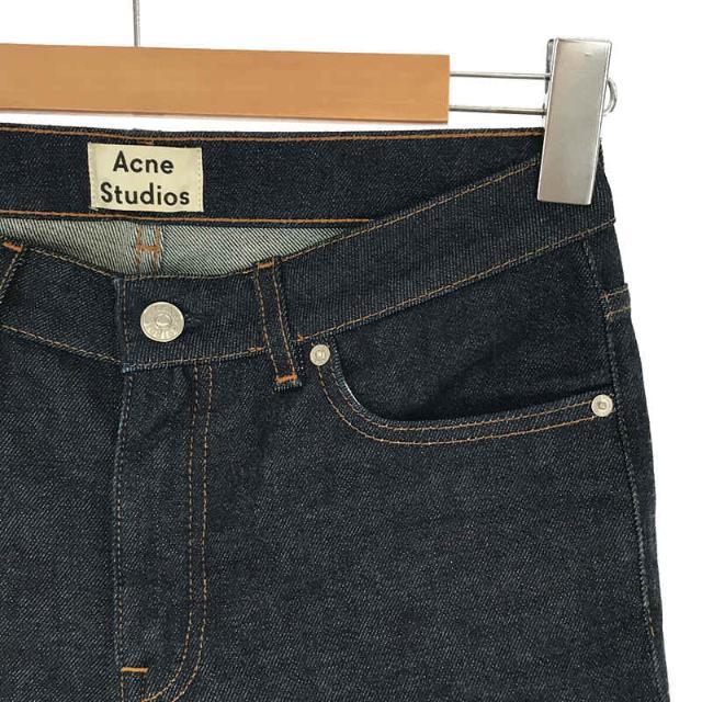 【美品】 Acne Studios / アクネ ストゥディオズ | ROW STR RAW 濃紺 デニム パンツ | 25 | インディゴ |  レディース