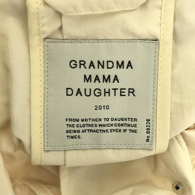 grandma MAMA daughter / グランマ ママ ドーター | ライトナイロンツイル ワークコート | 1 | オフホワイト |  レディース