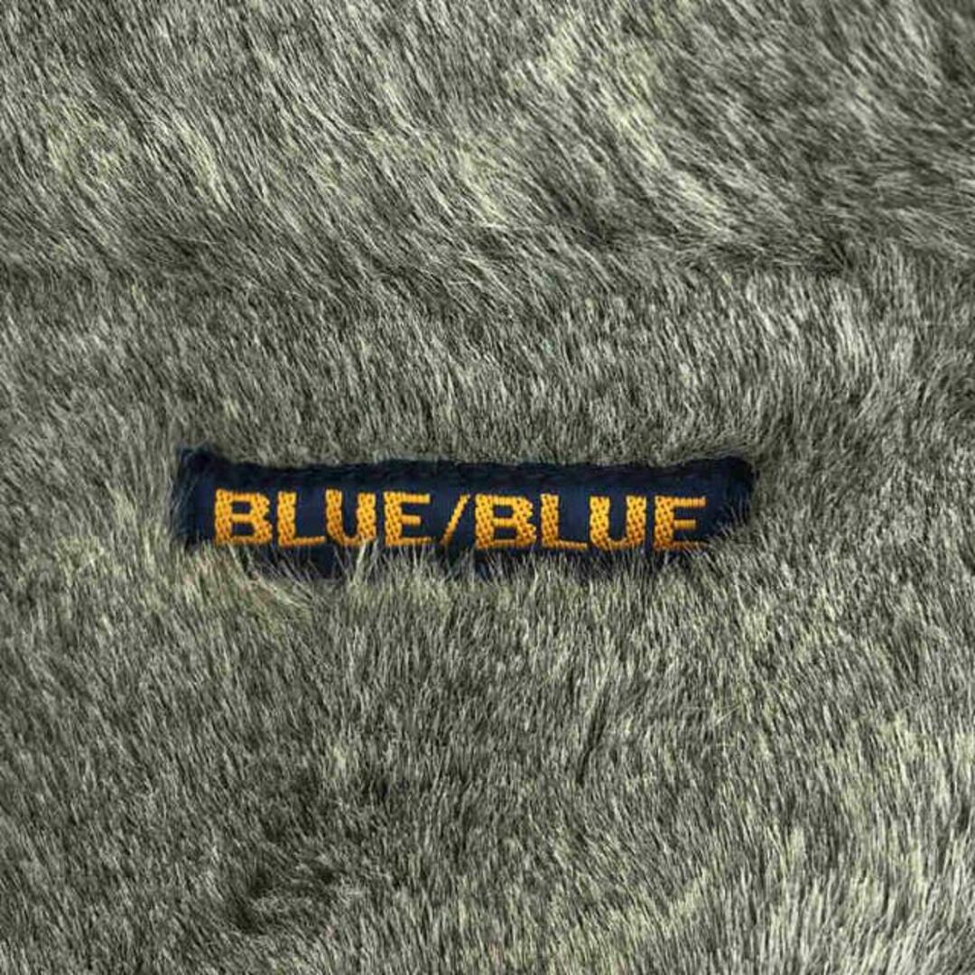 BLUE BLUE / ブルーブルー | ナイロンヘリンボーン ボアジャケット | M | ブラック | メンズ