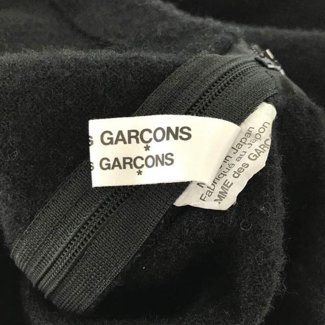 コムコムCOMME des GARCONSコムデギャルソン 2017AW 縮絨ウール×レースパッチワークカットソートップス【LTSA68777】