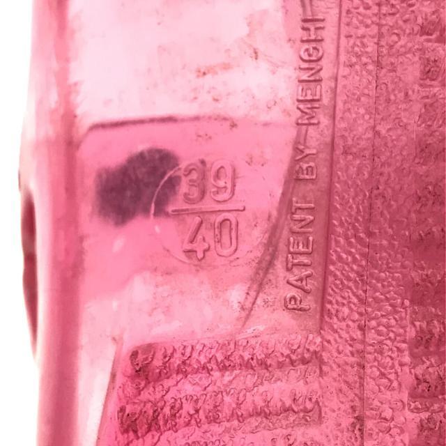 EMILIO PUCCI / エミリオプッチ | ビニール ストーン 装飾 ストラップ サンダル 箱付き | 39/40 | ピンク | レディース