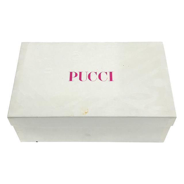 EMILIO PUCCI / エミリオプッチ | ビニール ストーン 装飾 ストラップ サンダル 箱付き | 39/40 | ピンク | レディース