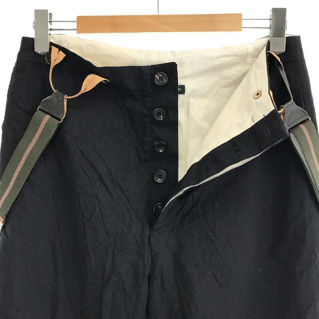 Paul Harnden / ポールハーデン | 2018SS | BRACE TROUSER サスペンダーパンツ | XS | ブラック Paul Harnden / ポールハーデン | 2018SS | BRACE TROUSER サスペンダーパンツ | XS | ブラック