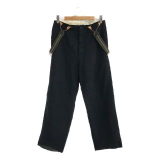 Paul Harnden / ポールハーデン | 2018SS | BRACE TROUSER サスペンダーパンツ | XS | ブラック Paul Harnden / ポールハーデン | 2018SS | BRACE TROUSER サスペンダーパンツ | XS | ブラック