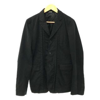 ブラックコムデギャルソン(BLACK COMME des GARCONS)の【新品】  BLACK COMME des GARCONS / ブラックコムデギャルソン | AD2015 2016SS | ポリコットン 製品加工 3Bジャケット | L | ブラック | メンズ(その他)