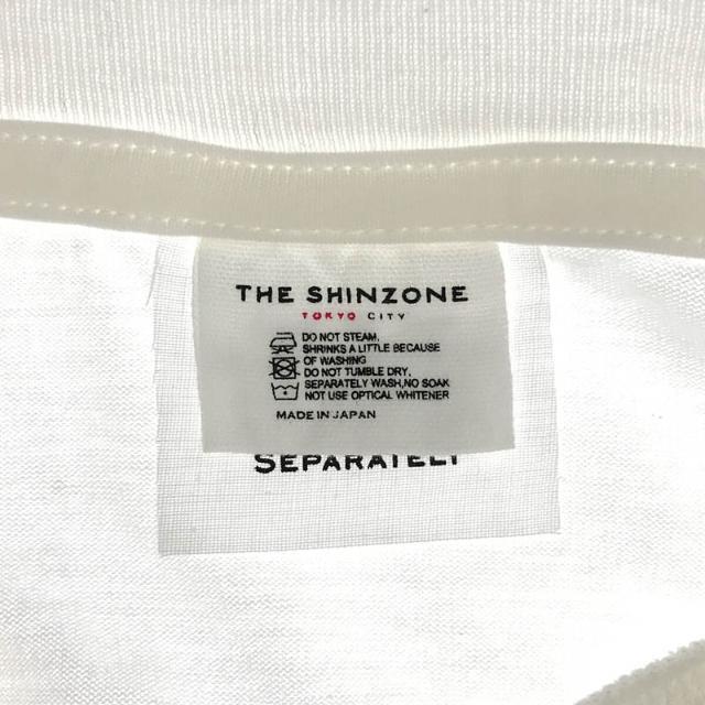 Shinzone(シンゾーン)の【美品】  Shinzone / シンゾーン | 2022SS | 【HPS限定】MARSHALL TEE コットン プリント Tシャツ カットソー white | F | ホワイト | レディース レディースのトップス(Tシャツ(半袖/袖なし))の商品写真