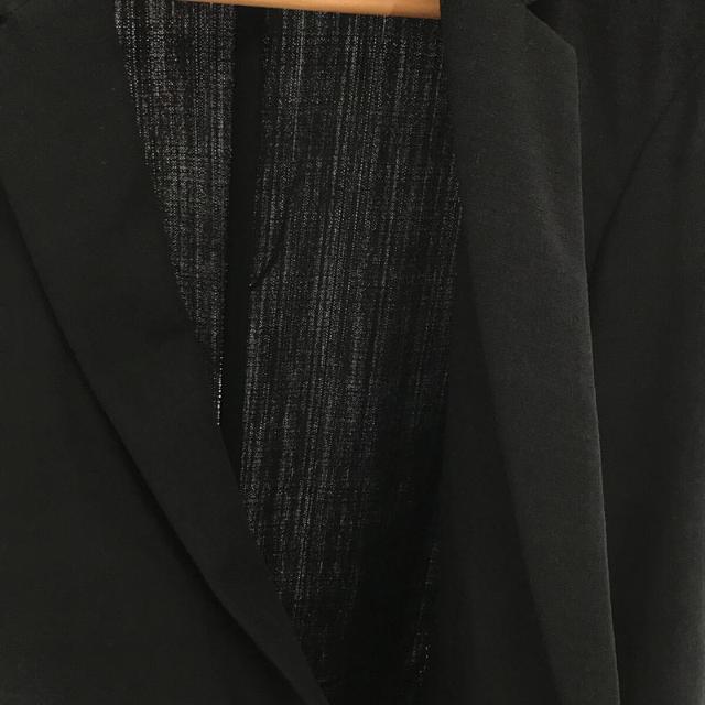 KRIS VAN ASSCHE(クリスヴァンアッシュ)のKRIS VAN ASSCHE / クリスヴァンアッシュ | UNLINED JACKET ジャガードウール ジャケット | 44 | ブラック | メンズ メンズのジャケット/アウター(その他)の商品写真