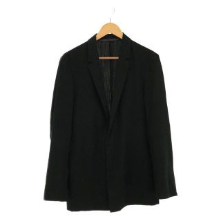 クリスヴァンアッシュ(KRIS VAN ASSCHE)のKRIS VAN ASSCHE / クリスヴァンアッシュ | UNLINED JACKET ジャガードウール ジャケット | 44 | ブラック | メンズ(その他)