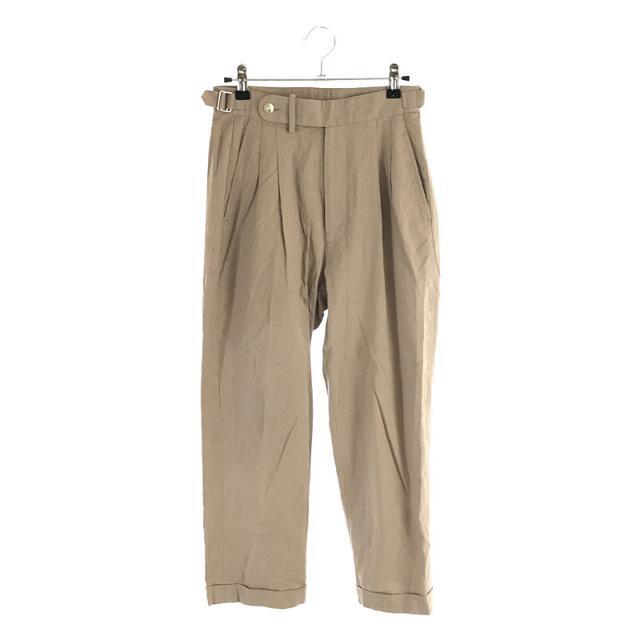 【新品】  foufou / フーフー | adjust straight pants （linen） リネン アジャスター パンツ | 0 | モカブラウン | レディースその他