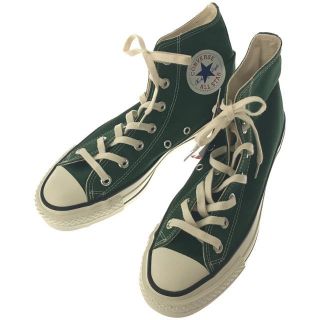 コンバース(CONVERSE)の【新品】  CONVERSE / コンバース | MADE IN JAPAN CANVAS ALL STAR J HI キャンバス オールスター Ｊ ハイ スニーカー 箱付き | 24.5 | グリーン | レディース(スニーカー)