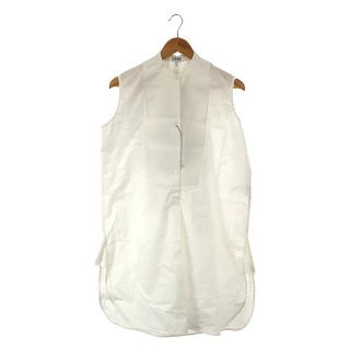 ロエベ(LOEWE)の【新品】  LOEWE / ロエベ | 2021SS | Sleeveless Bib Shirt In Cotton スリーブレス ビブ シャツ  | 34 | ホワイト | レディース(シャツ/ブラウス(半袖/袖なし))