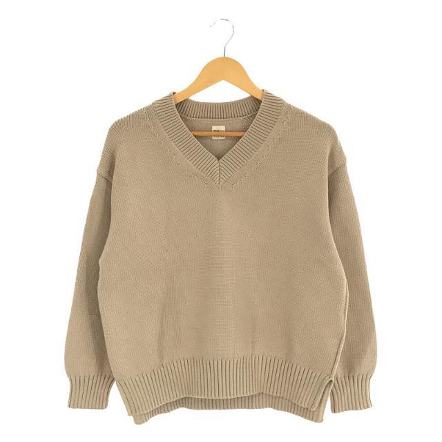 Ron Herman / ロンハーマン | V Neck Pullover コットン ポリエステル Vネック プルオーバー ニット | XS |  ベージュ | レディース | フリマアプリ ラクマ