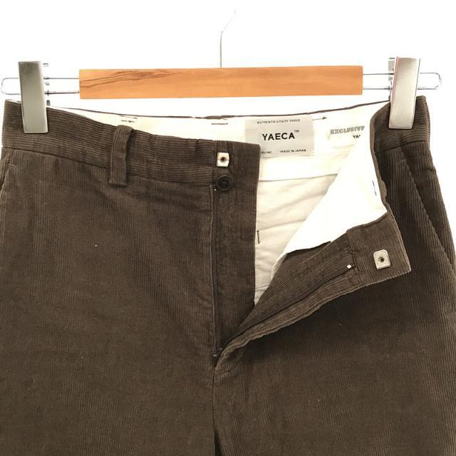 YAECA(ヤエカ)のYAECA / ヤエカ | CORDUROY PANTS コーデュロイパンツ | 29 | ブラウン | レディース レディースのパンツ(その他)の商品写真