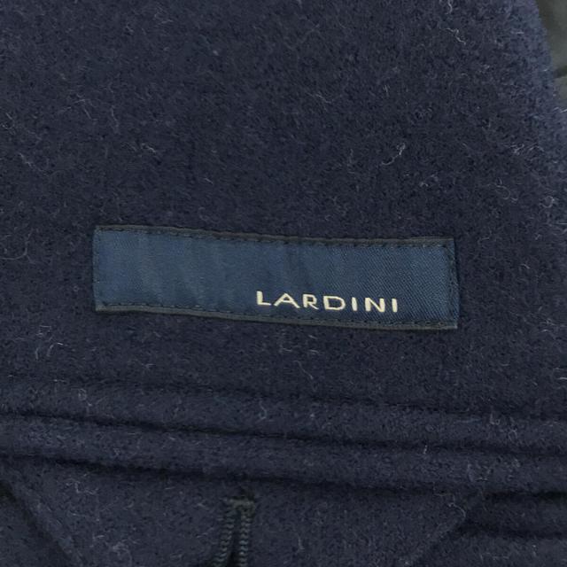 【美品】  LARDINI / ラルディーニ | イタリア製 ブートニエール付き ウール ロング チェスター コート | 36 | ネイビー | メンズ 5
