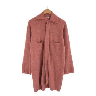 オーラリー(AURALEE)の【美品】  AURALEE / オーラリー | 2022SS | COTTON LINEN CUT SHAGGY KNIT CARDIGAN コットンリネン シャギーニットカーディガン | 2 | ピンク | レディース(カーディガン)