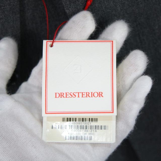 【新品】  DRESSTERIOR / ドレステリア | ウール段返り3Bテーラードジャケット | 48 | グレー | メンズ