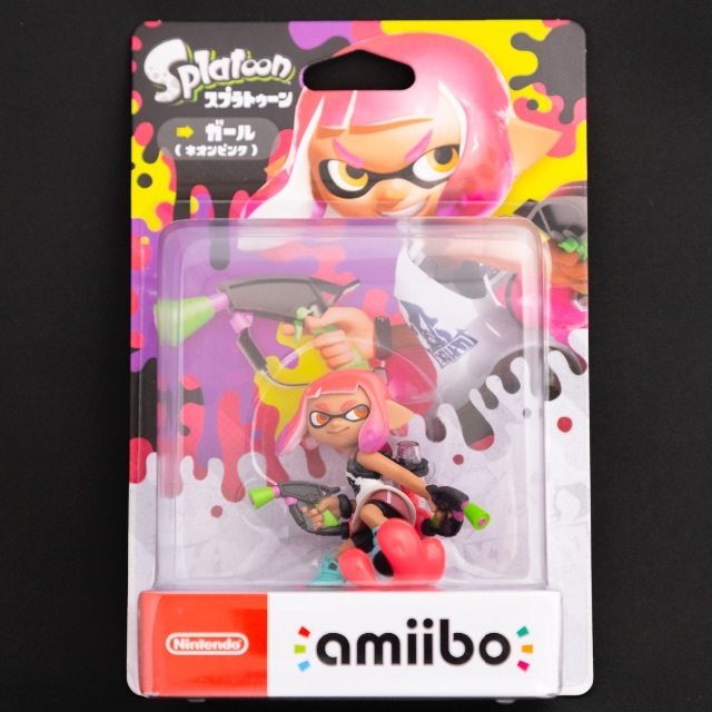 Nintendo Switch(ニンテンドースイッチ)の未開封・新品 Amiibo アミーボ ガール ネオンピンク エンタメ/ホビーのフィギュア(ゲームキャラクター)の商品写真