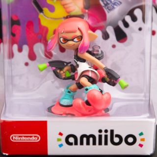 ニンテンドースイッチ(Nintendo Switch)の未開封・新品 Amiibo アミーボ ガール ネオンピンク(ゲームキャラクター)