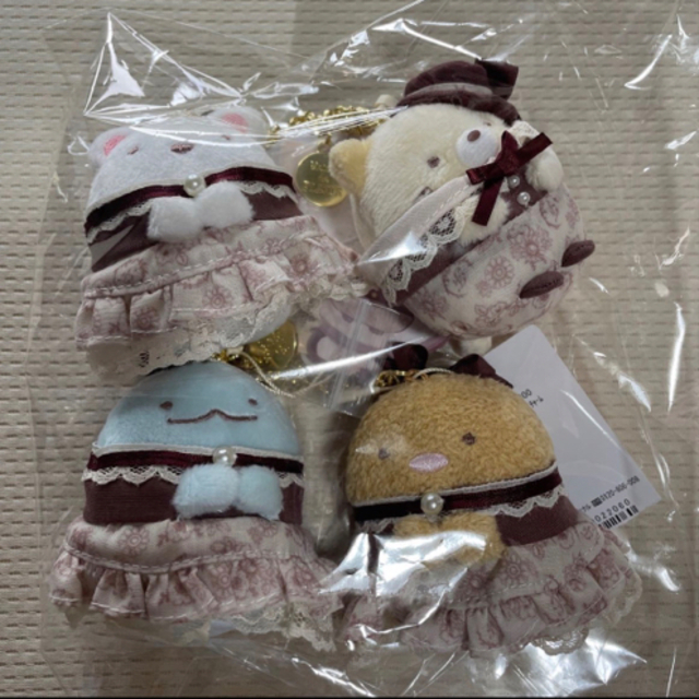 メゾンドフルール すみっコぐらし コラボ バッグチャーム チャーム 4点