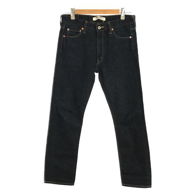 JUNYA WATANABE COMME des GARCONS / ジュンヤワタナベ コムデギャルソン | denim pants レザーパッチ 5P 濃紺 デニム パンツ | M | インディゴ | メンズ