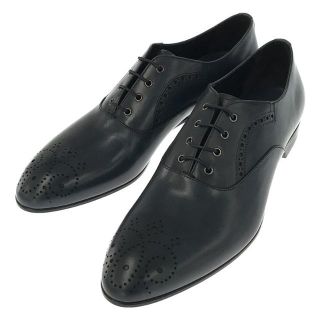 プラダ(PRADA)の【新品】  PRADA / プラダ | SEMI BROGUE セミブローグシューズ | 7 | ネイビー | メンズ(ドレス/ビジネス)