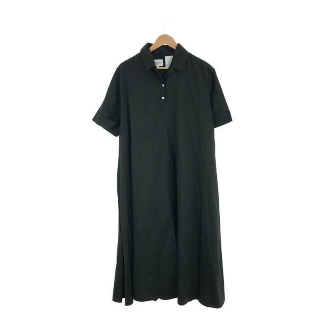 foufou / フーフー | 【THE DRESS #09】open collar dress オープンカラードレス ワンピース | 1 | ブラック | レディース