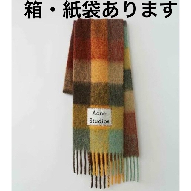 acne studios アクネストゥディオズ モヘアチェックスカーフ マフラー 【再入荷！】