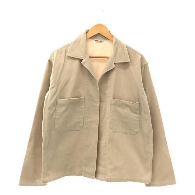 AURALEE WASHED CORDUROY SHIRTS JACKET