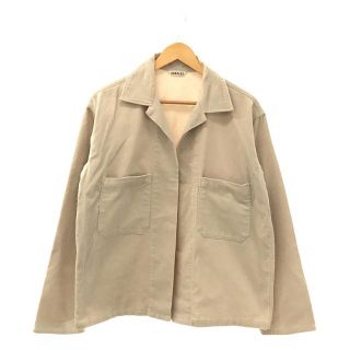 AURALEE / オーラリー   WASHED CORDUROY SHIRTS JACKET ウォッシュドコーデュロイ シャツジャケット   4    ベージュ   メンズ