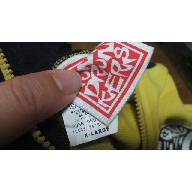 punkdrunkers コブラ団 覆面 フード パーカー XL 蛇 プロレス - 1