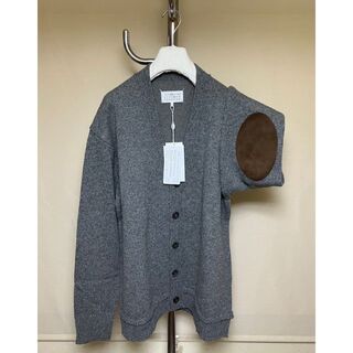 マルタンマルジェラ(Maison Martin Margiela)の新品 M マルジェラ 22aw エルボーパッチニット カーディガン 3911(ニット/セーター)