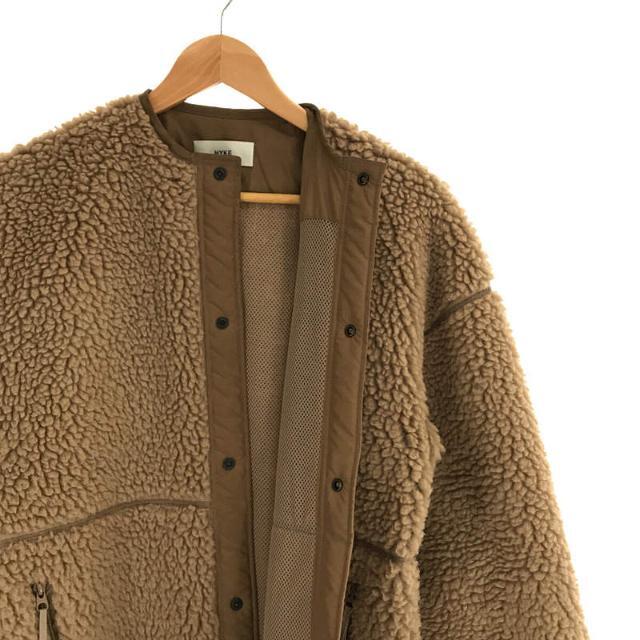 HYKE / ハイク | FAUX SHEARLING JACKET ボア フリース ジャケット | 1 | ベージュ | レディース