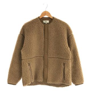 ハイク(HYKE)のHYKE / ハイク | FAUX SHEARLING JACKET  ボア フリース ジャケット | 1 | ベージュ | レディース(その他)