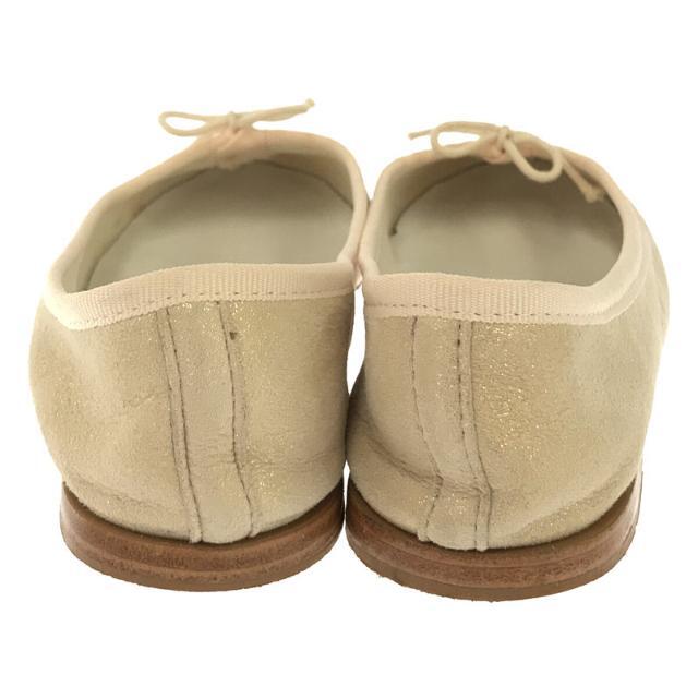 repetto(レペット)のrepetto / レペット | Cendrillon Ballerinas ラメレザー バレエシューズ | 35 | ベージュ | レディース レディースの靴/シューズ(ハイヒール/パンプス)の商品写真