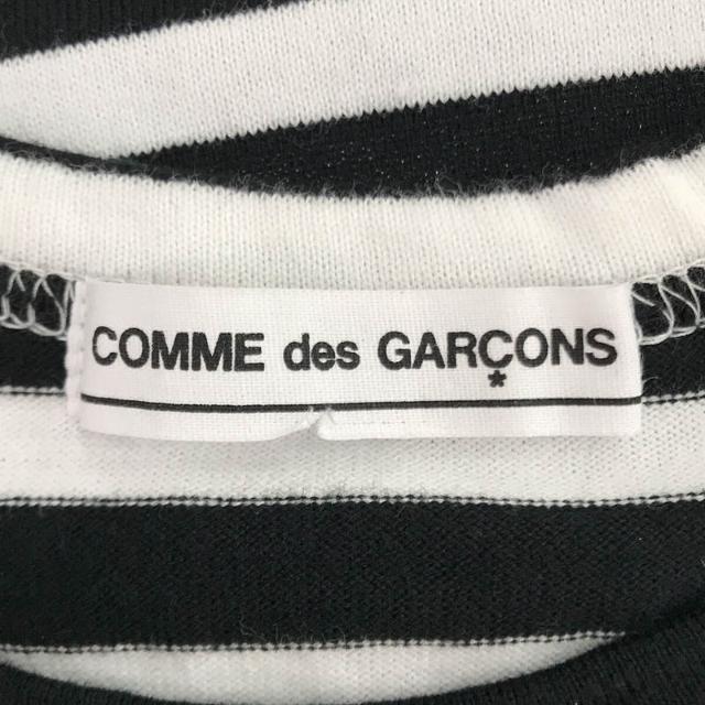 COMME des GARCONS(コムデギャルソン)のCOMME des GARCONS / コムデギャルソン | AD2019 | コットン ボーダー ロングスリーブ カットソー Tシャツ | S | ホワイト / ブラック | メンズ メンズのトップス(Tシャツ/カットソー(七分/長袖))の商品写真