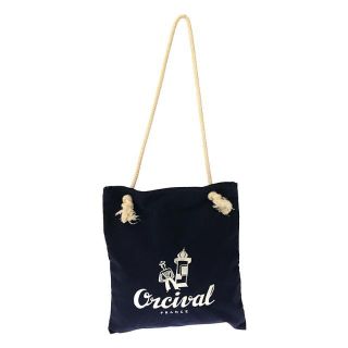 オーシバル(ORCIVAL)の【美品】  ORCIVAL / オーチバル | 帆布 キャンバス ロゴ 刺繍 ショルダー バッグ | ネイビー | レディース(ショルダーバッグ)