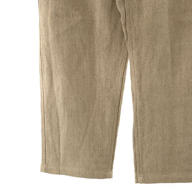 JAMES COWARD / ジェームスカワード | CANADA製 LINEN 100% STAIGHTFORWARD PANT リネン パンツ | 1 | ベージュ | メンズ メンズのパンツ(その他)の商品写真