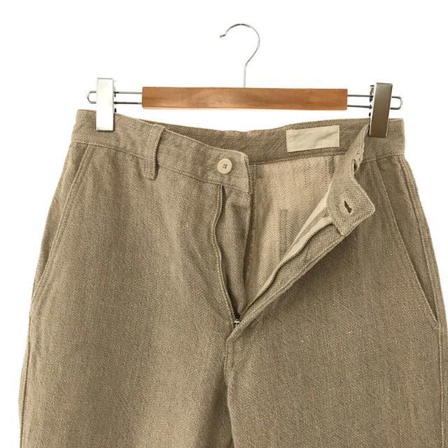 JAMES COWARD / ジェームスカワード | CANADA製 LINEN 100% STAIGHTFORWARD PANT リネン パンツ | 1 | ベージュ | メンズ メンズのパンツ(その他)の商品写真