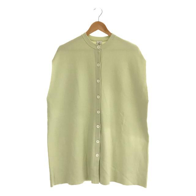 ROKU / ロク | COTTON WOOL KNIT PONCHO コットン ウール ニット ポンチョ ベスト | Free | LIME | レディース | フリマアプリ ラクマ