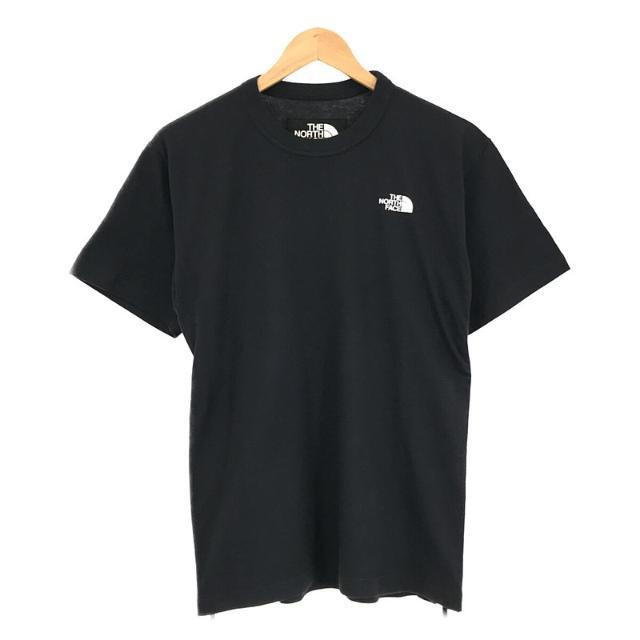 【新品】  sacai / サカイ | × THE NORTH FACE ノースフェイス コラボ サイドジップスリット 両面ロゴ プルオーバー Tシャツ | 1 | ネイビー | メンズ