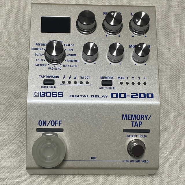 BOSS(ボス)のBOSS デジタルディレイ　DD-200 Digita Delay 楽器のギター(エフェクター)の商品写真