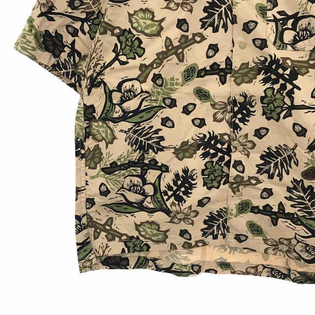 【新品】  THE NORTH FACE PURPLE LABEL / ザノースフェイスパープルレーベル | Botanical Print H/S Shirt NT3217N ボタニカルプリント ハーフスリーブシャツ | XS | BEIGE | メンズ