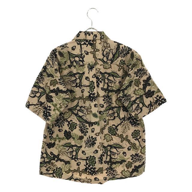 【新品】  THE NORTH FACE PURPLE LABEL / ザノースフェイスパープルレーベル | Botanical Print H/S Shirt NT3217N ボタニカルプリント ハーフスリーブシャツ | XS | BEIGE | メンズ