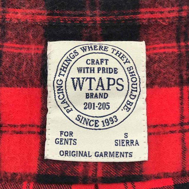 WTAPS / ダブルタップス | YOUTHFUL DAYZ TARTAN L/S SHIRTS フランネル タータン チェック ボタンダウン シャツ | S | レッド | メンズ