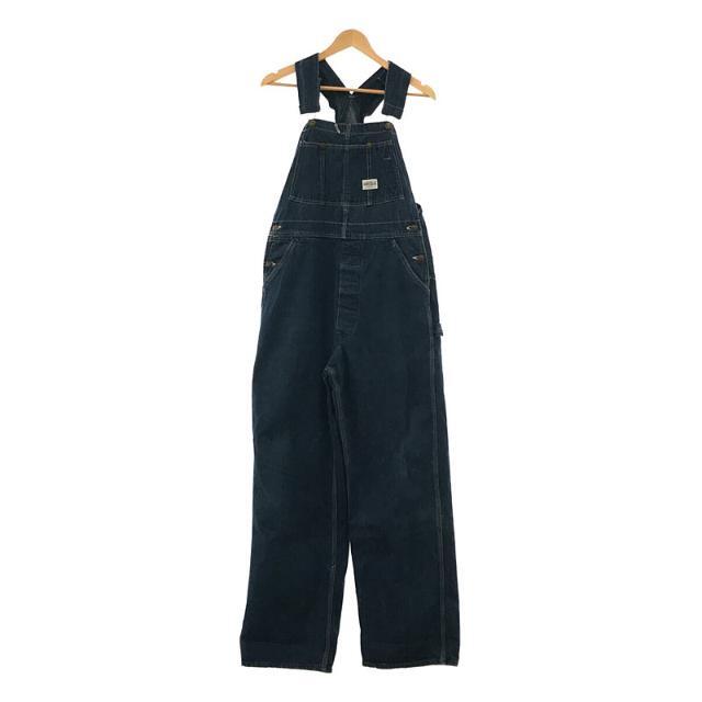 【美品】  VINTAGE / ヴィンテージ  | 1950s | DEAD STOCK  HERCULES Denim Worker Overall デッドストック ヘラクレス ユニオンチケット有 ドーナツボタン 濃紺 デニム ワーク オーバーオール SEARS シアーズ | インディゴ | メンズ