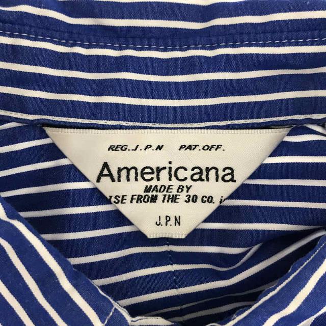 アメリカーナ  Americana シャツ　ワンピース　ストライプ  別注