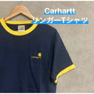 カーハート(carhartt)のCarhartt カーハート リンガーTシャツ　ワンポイント刺繍(Tシャツ/カットソー(半袖/袖なし))