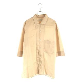 ルメール(LEMAIRE)のLEMAIRE / ルメール | 2019SS | Convertible Collar Shirt コンバーチブルカラーシャツ | 48 | アイボリー | メンズ(Tシャツ/カットソー(半袖/袖なし))